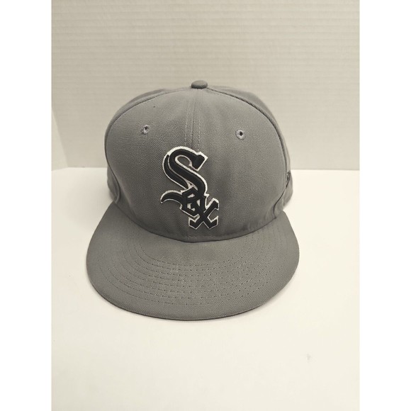 New Era 59FIFTY MLB Basic Grey Hat Chicago White Sox 7.5 (59.6cm) - Picture 2 of 12
